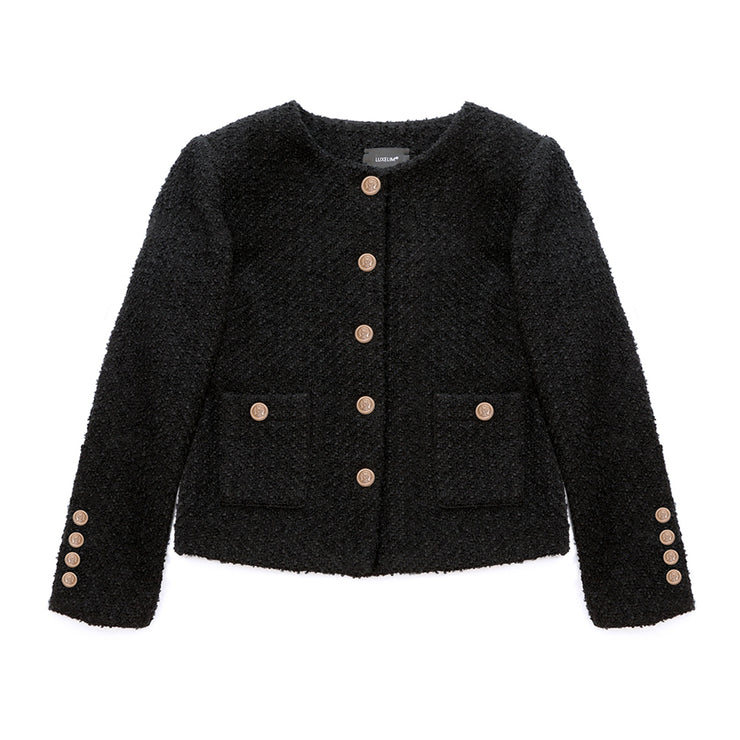 Women's Boucle Wool Jacket