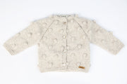 Popcorn baby toddler 100% hand knitted Cardigan