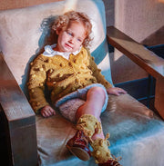 Scarpine per neonati in alpaca