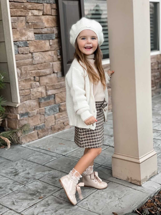 Cardigan Camilla in mohair e lana