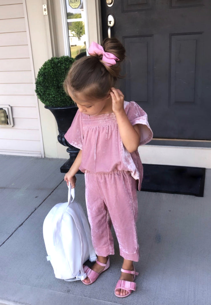 Sandali Olivia Velvet blush