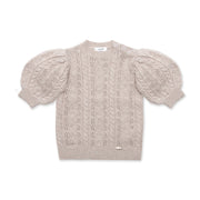 Maglione con maniche a sbuffo Claire Cashmere