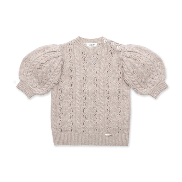 Maglione con maniche a sbuffo Claire Cashmere