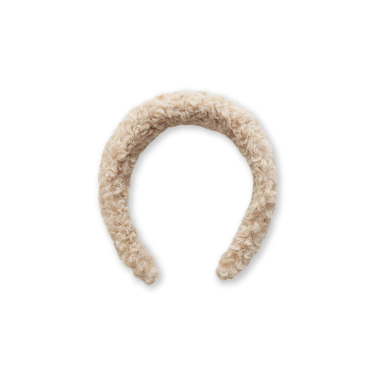 Teddy headband beige