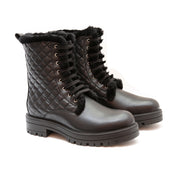 Women's Lara Shearling Combat Boots