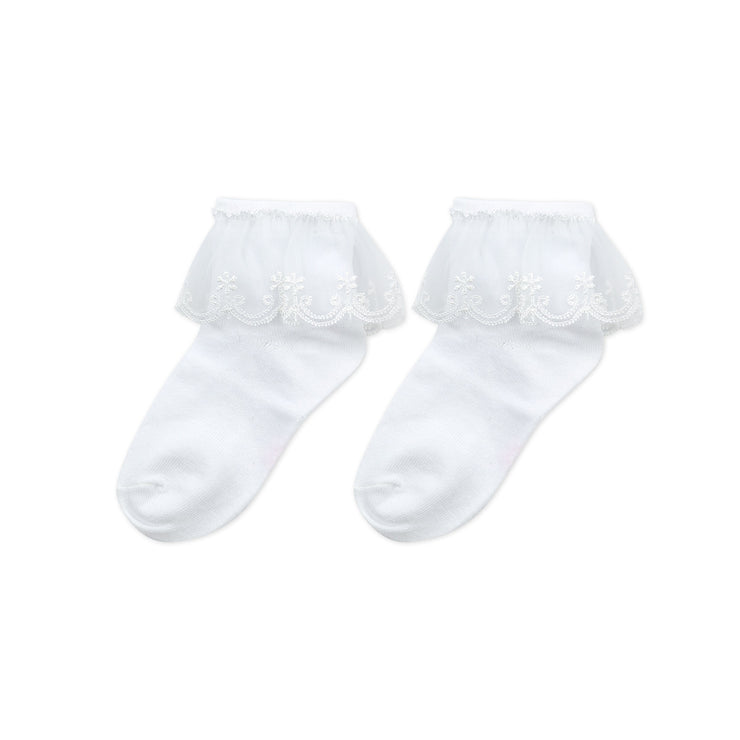 White  little girls Socks