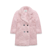 Cappotto Teddy rosa