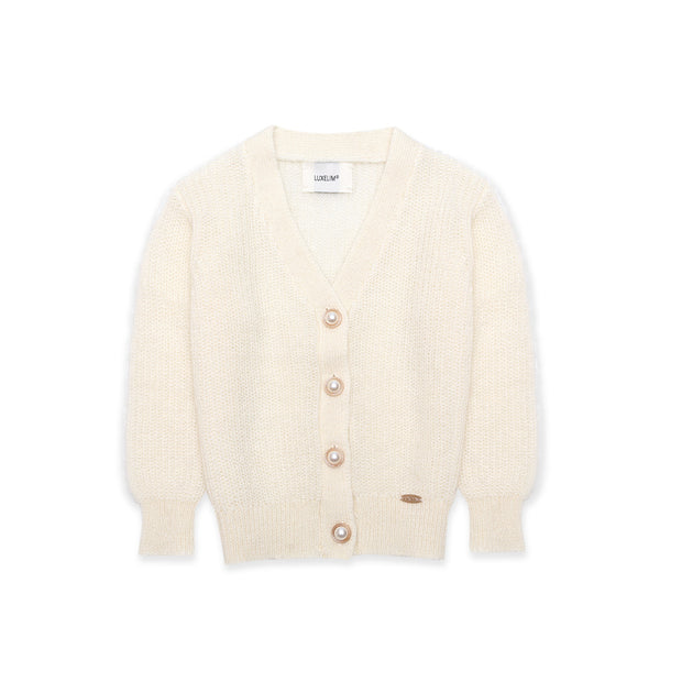 Cardigan Camilla in mohair e lana