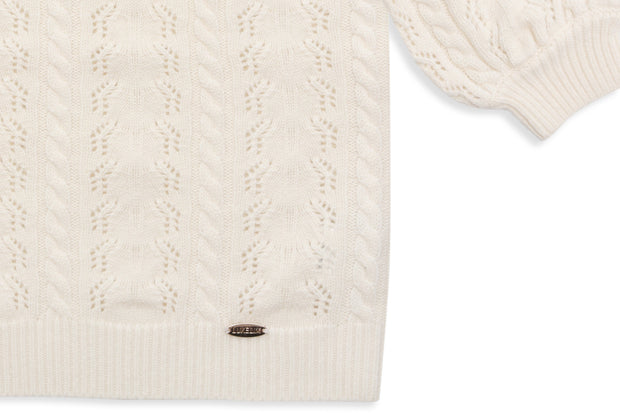 Maglione con maniche a sbuffo Claire Cashmere