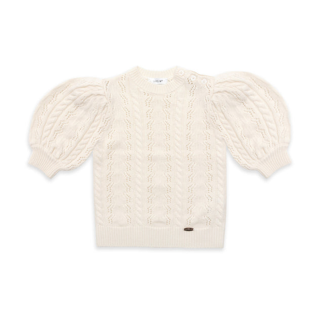 Maglione con maniche a sbuffo Claire Cashmere