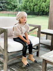Maglione con maniche a sbuffo Claire Cashmere