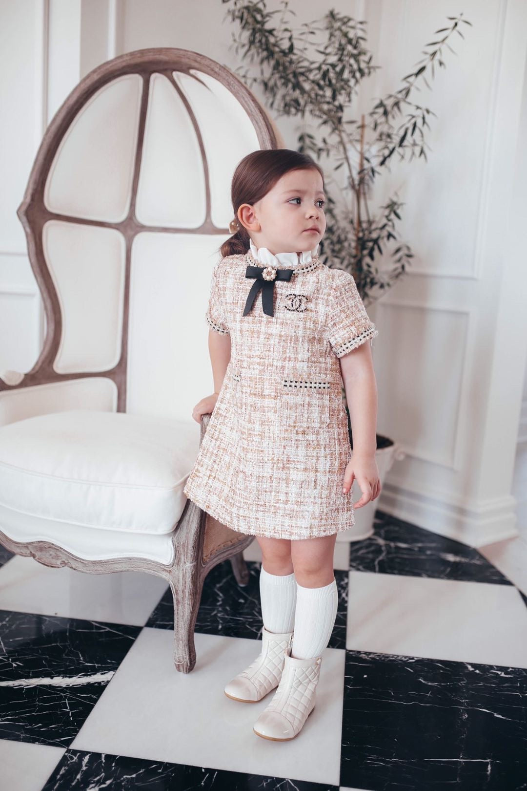 Aurelia Tweed Dress – LUXELIM