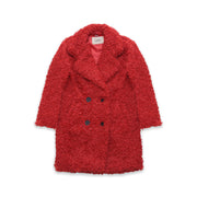 Cappotto Teddy rosso