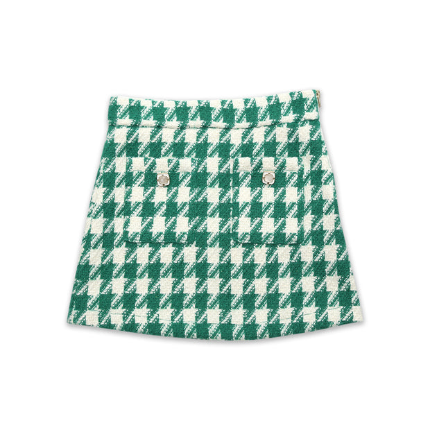 Lauren Houndstooth Skirt