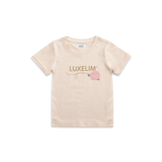 T-shirt per bambini LUXELIM beige