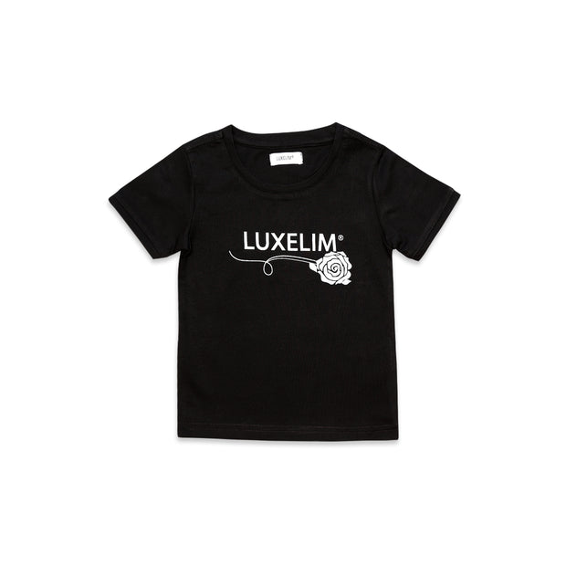 T-shirt per bambini LUXELIM nera