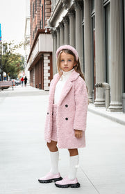 Teddy Coat pink