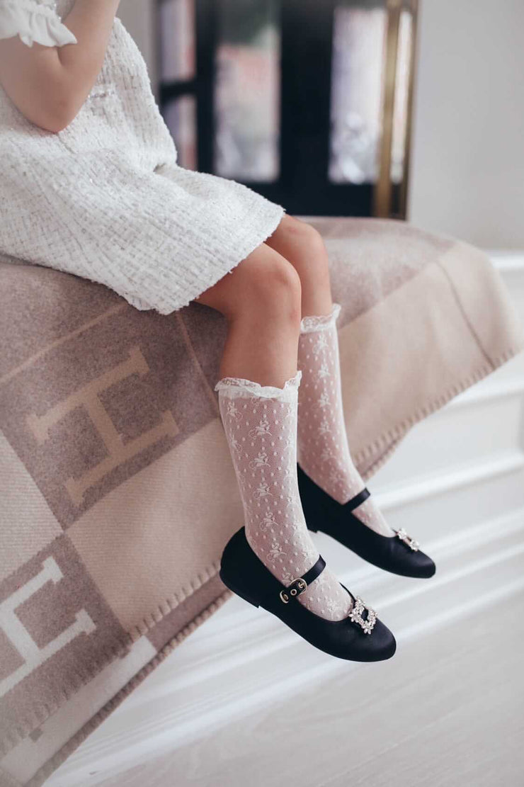 Scarpe in raso lilla