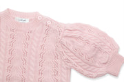 Claire Cashmere puff sleeves sweater