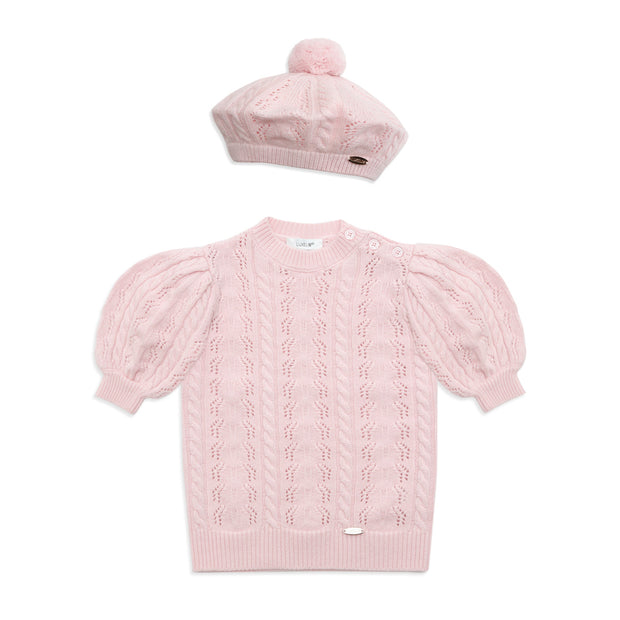 Maglione con maniche a sbuffo Claire Cashmere