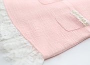 Abito Eva Tweed in Rosa