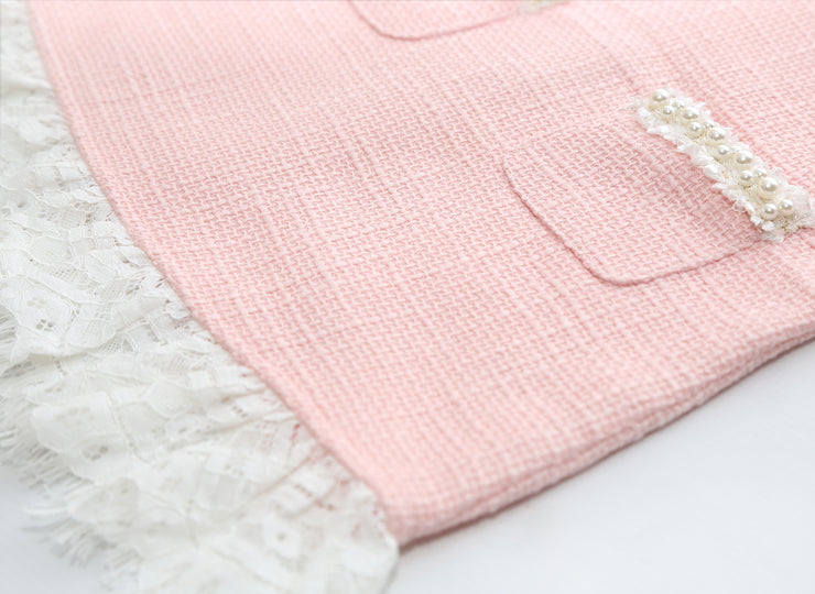 Abito Eva Tweed in Rosa