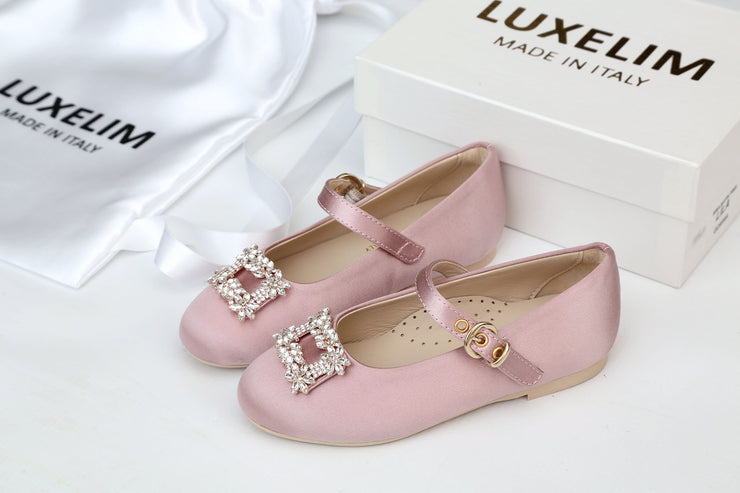 Lila Satin Shoes