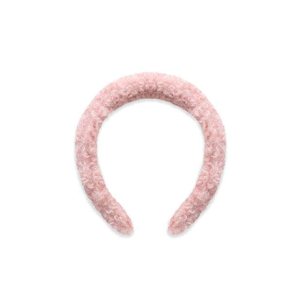 Teddy headband pink