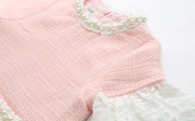 Abito Eva Tweed in Rosa