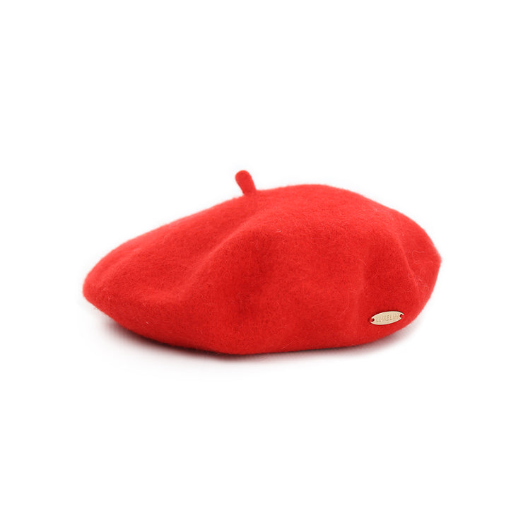 Berretto di lana rosso
