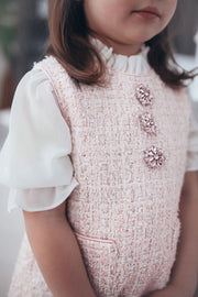Abito in tweed Dina rosa