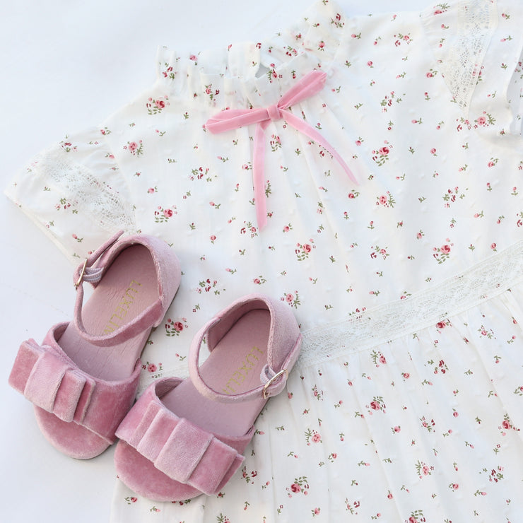 Sandali Olivia Velvet blush